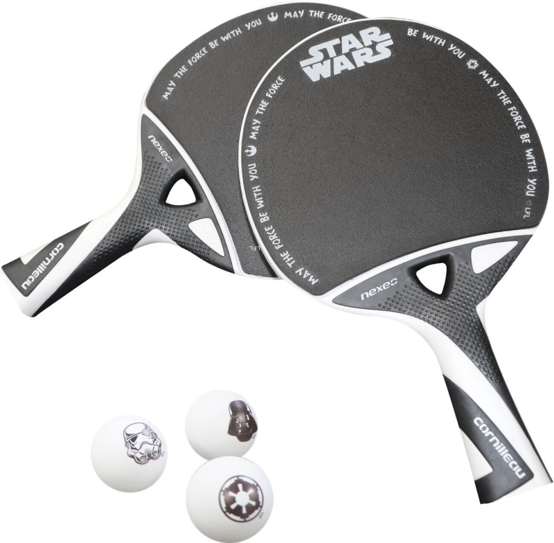 The Cornilleau Star Wars table tennis set.