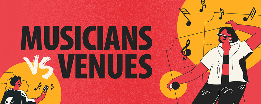 A header introducing the article, Musicians vs Artists