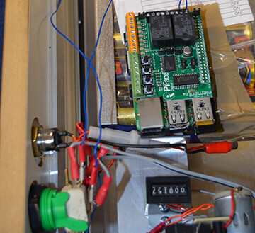 Raspberry Pi inside Pool Table