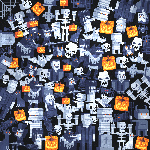 Tricky treat: Can you find the ghost amongst the ghouls?