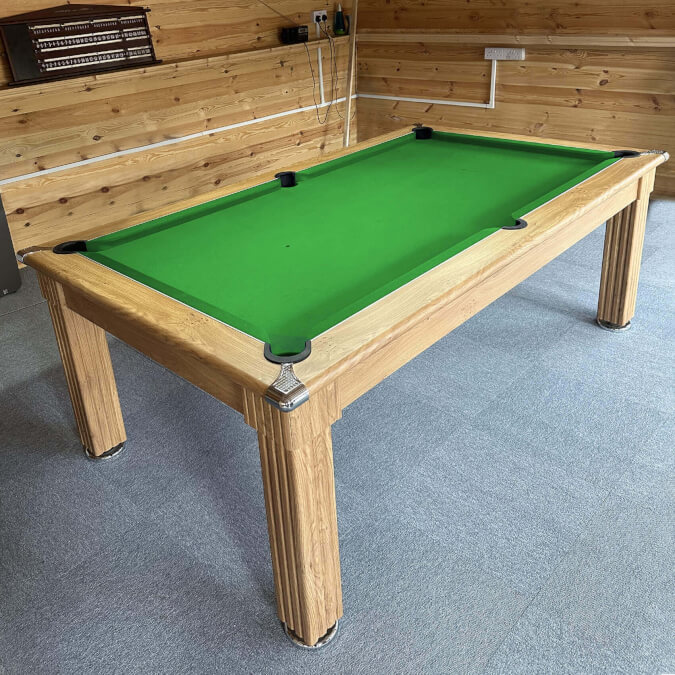 Traditional Diner Slate Bed Pool Dining Table