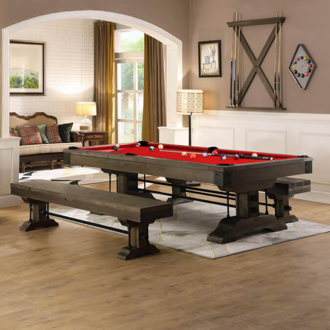 Pureline Carolina II 7ft/8ft American Slate Bed Pool & Dining Table