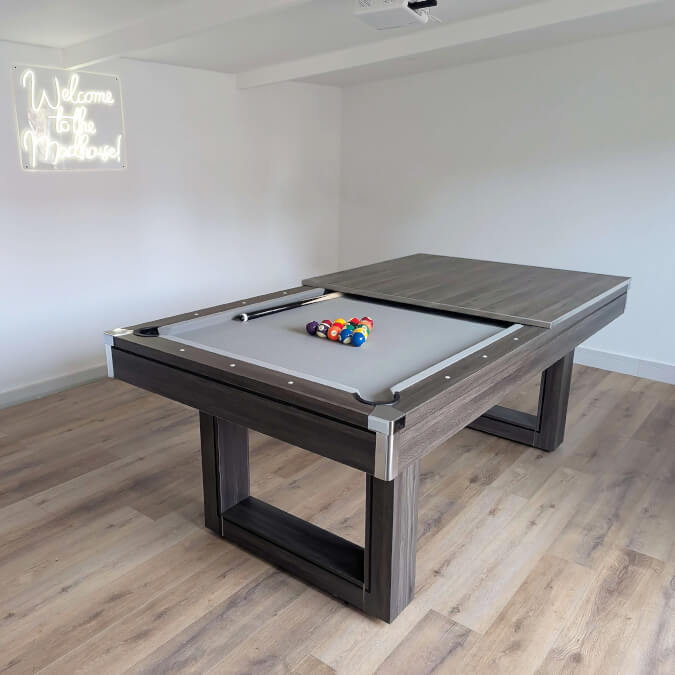 Amalfi II Pool Dining Table & Table Tennis Top - 6ft/7ft