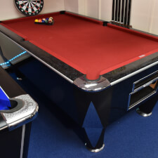 Atlantic Slate Bed Pool Table in our showroom