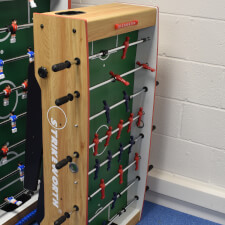 Strikeworth Free Kick Folding Football Table in our showroom
