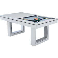 Amalfi II Pool Dining Table & Table Tennis Top - 6ft/7ft in our showroom