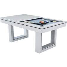Amalfi II Pool Dining Table & Table Tennis Top - 6ft/7ft in our showroom