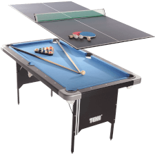 Tekscore Folding Leg Pool Table & Table Tennis Top
