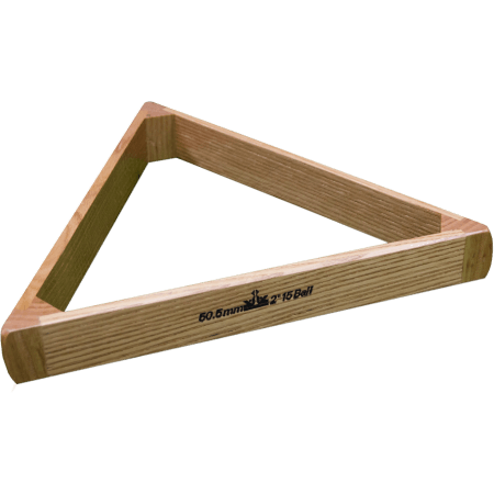 Peradon Oak Pool Ball Triangle For 2-Inch Balls