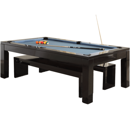 The Phoenix Solid Wood 7ft Slate Bed Pool Dining Table