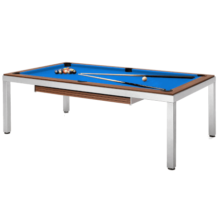 Cube 7ft Slate Bed Pool & Dining Table
