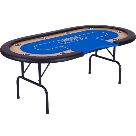 Tekscore Pro Folding Leg 7ft Poker Table With Dealer Position