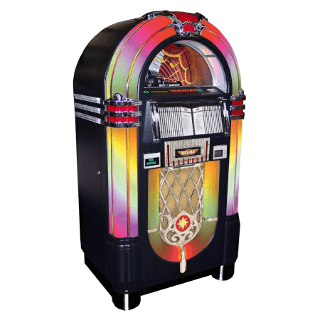 Graded Stock: Rock-Ola Bubbler Black CD Jukebox