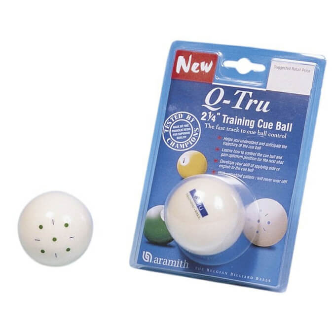 Aramith 2 1/4'' (57.2mm) Q-Tru Pool Training Cue Ball