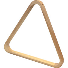 2 1/4'' Natural Coloured Deluxe Triangle for 15 Billiard Balls 