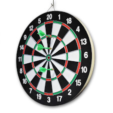 Strikeworth Wood Effect 17-inch Dartboard
