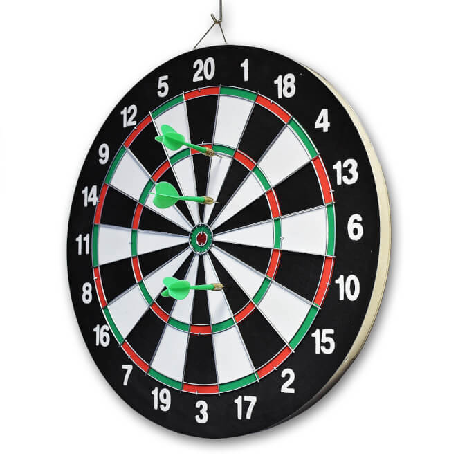 Strikeworth Wood Effect 17-inch Dartboard