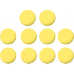 Garlando Set of 10 Yellow Table Football Balls (33.1mm)