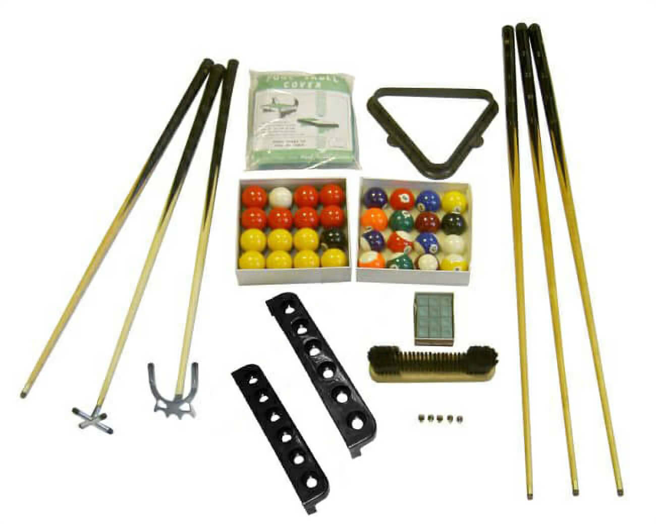 Gold Pool Table Accessory Pack