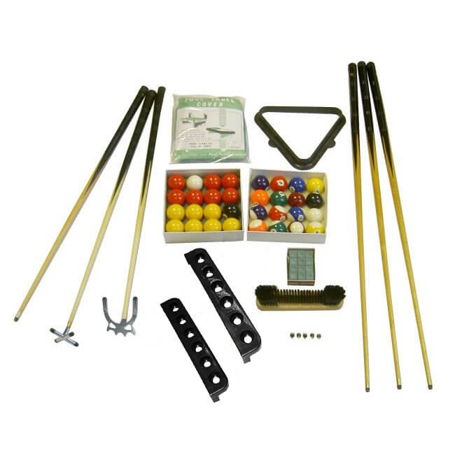 Gold Pool Table Accessory Pack
