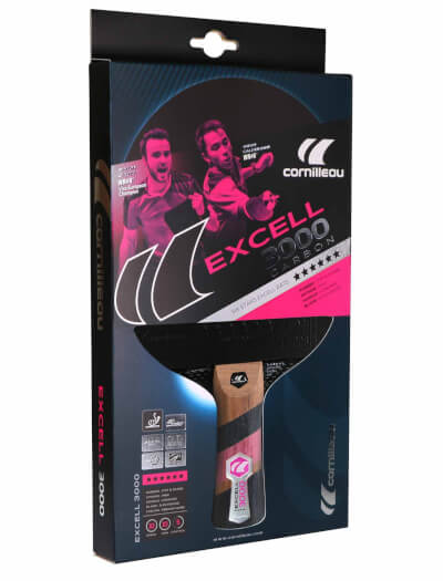 Cornilleau Excell 3000 Carbon ITTF Table Tennis Bat