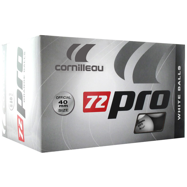 Cornilleau Box of 72 Pro Table Tennis Balls | Liberty Games