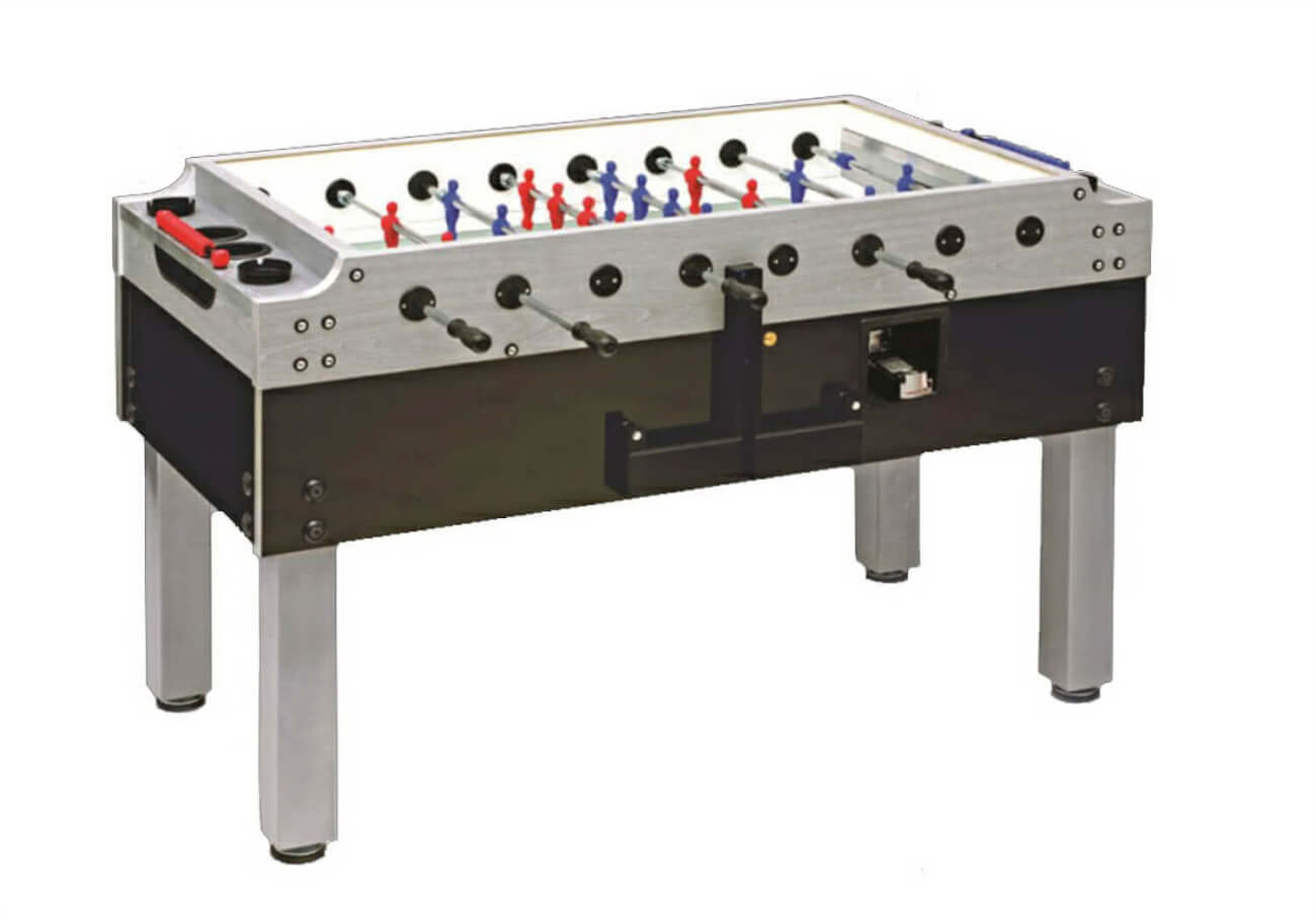 Garlando Silver Olympic Coin Operated Football Table
