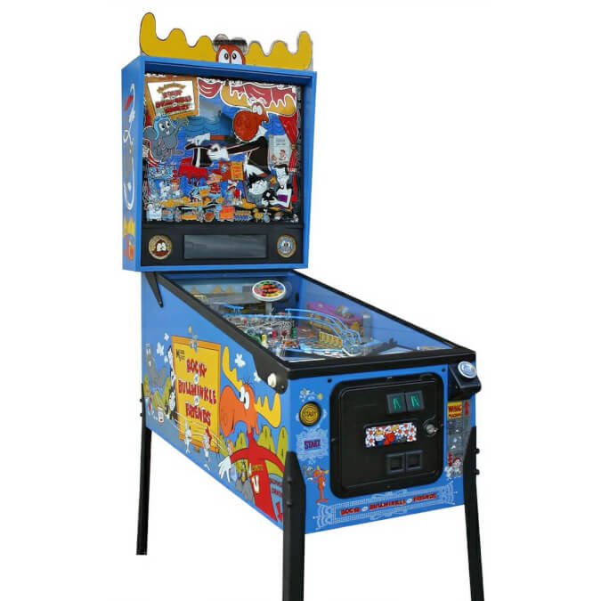 The Adventures Of Rocky & Bullwinkle Pinball Machine