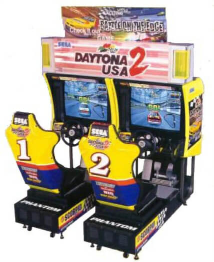 Sega Daytona USA 2 - Battle on the Edge Twin Arcade Machine