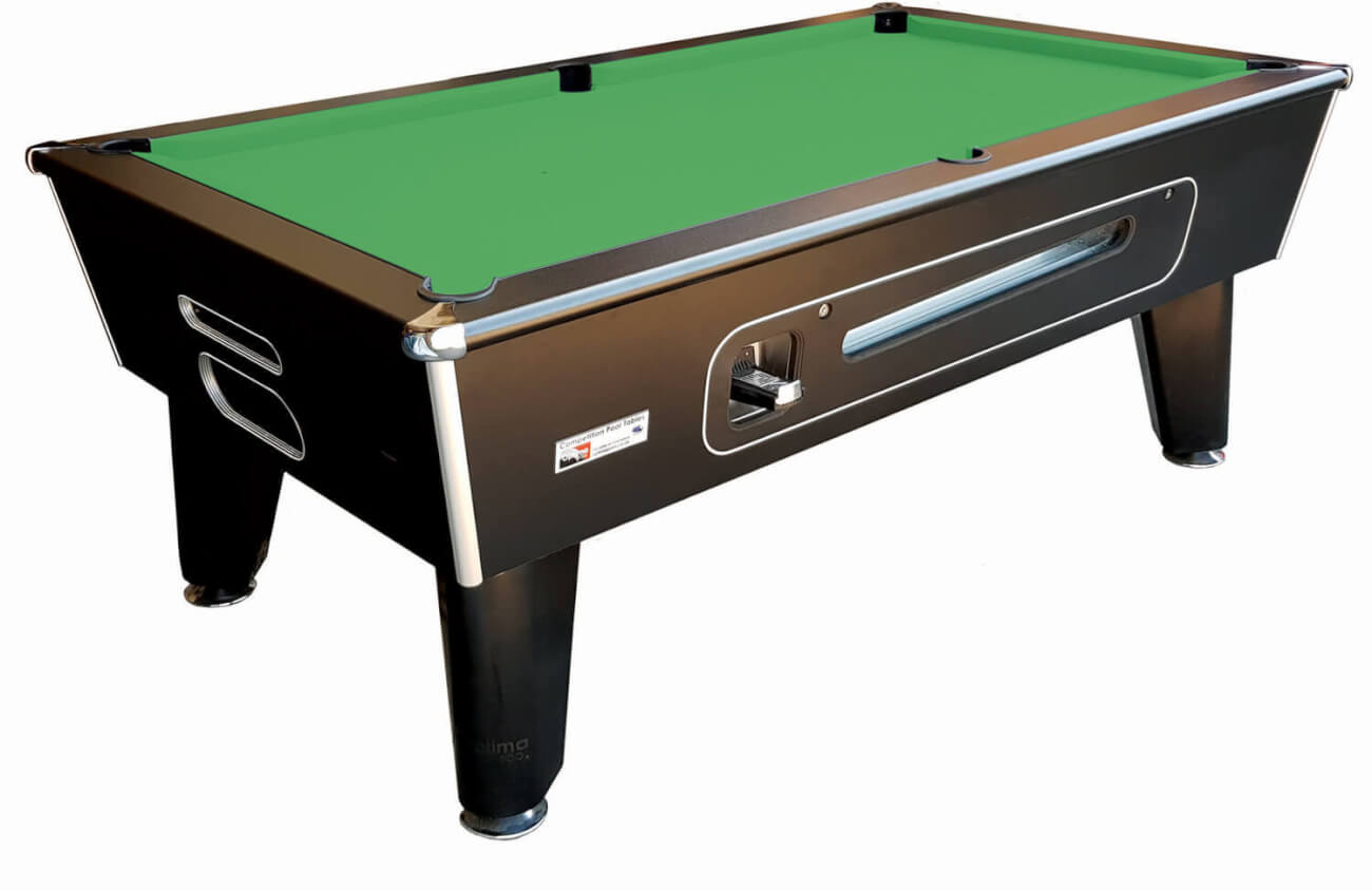 Classic Coin Operated Slate Bed Pool Table
