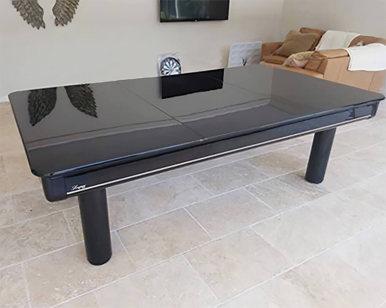 Longoni Elegant 8 foot American Slate Bed Pool Table