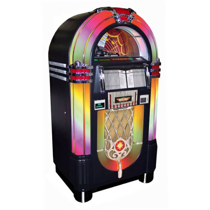 Rock-Ola Bubbler Black CD Jukebox
