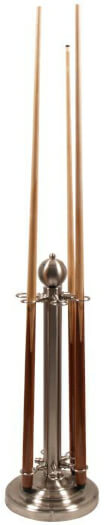 Brushed Steel Deluxe Cue Stand for 6 Cues (3215.011)