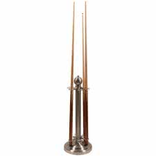 Brushed Steel Deluxe Cue Stand for 6 Cues (3215.011)