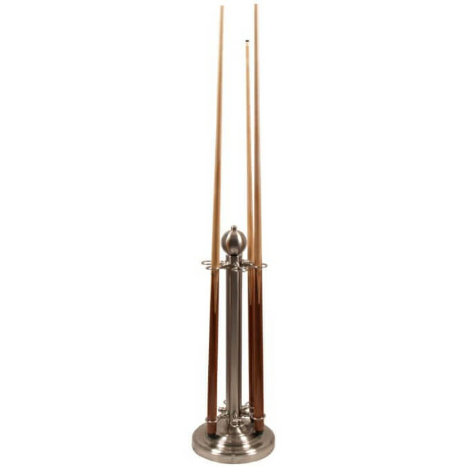 Brushed Steel Deluxe Cue Stand for 6 Cues (3215.011)