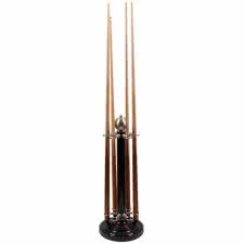Black Steel Cue Stand for 6 Cues