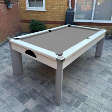 Fusion Outdoor/Indoor Slate Bed Pool Dining Table