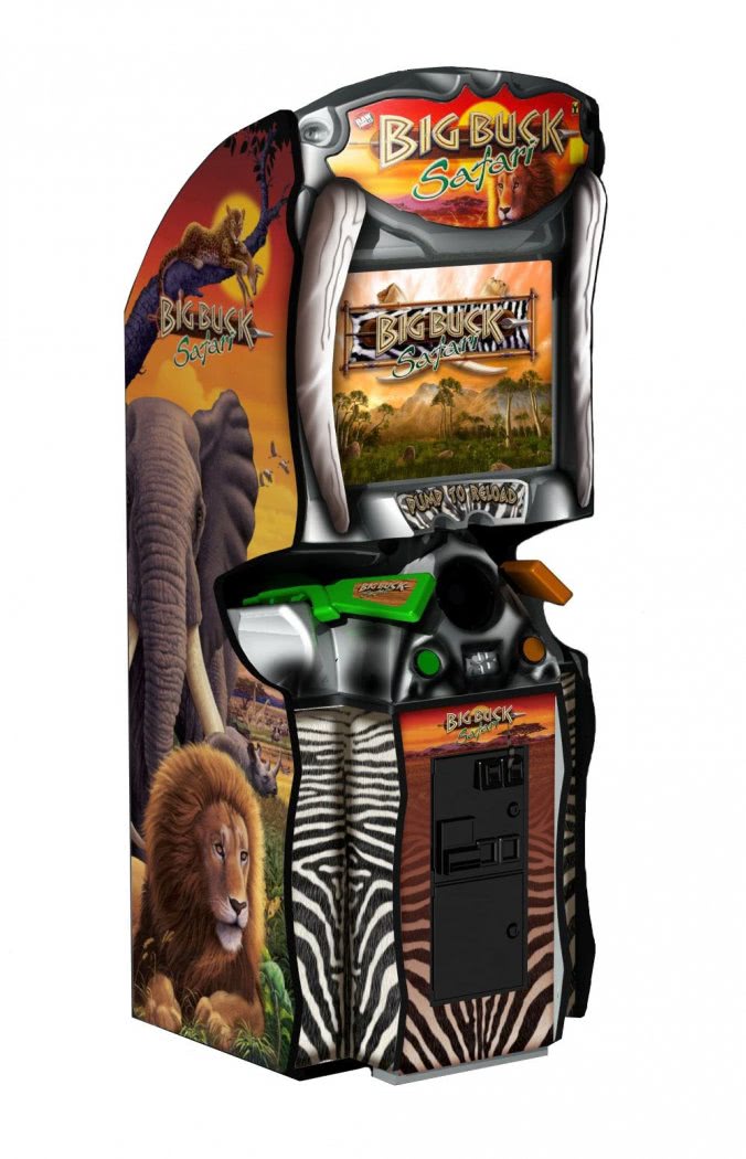 Raw Thrills Big Buck Hunter Safari Arcade Machine Liberty Games