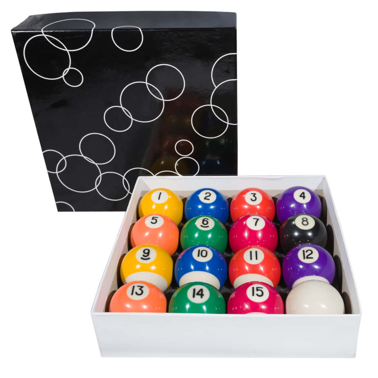 Strikeworth 2'' Spots & Stripes Pool Balls