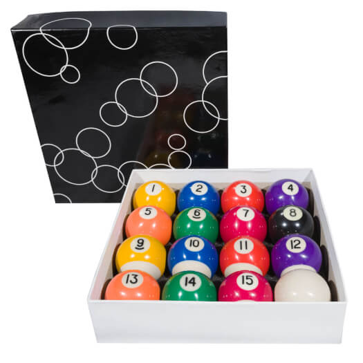 Strikeworth Competition 2'' Spots & Stripes Pool Balls