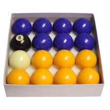 Strikeworth Competition 2'' Blue & Yellow Pool Balls