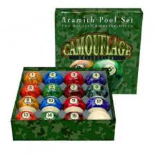 Aramith 2 1/4'' (57.2mm) Camouflage Pool Ball Set
