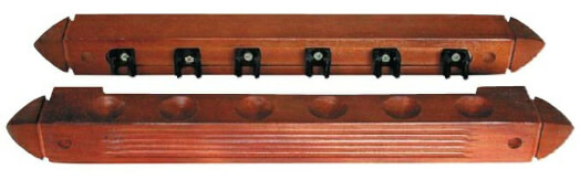 Wall Mounted Cue Rack For 6 Cues