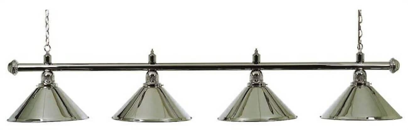 Chrome Lamp Set with 4 Chrome-Effect Shades (3274.040)