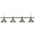 Chrome Lamp Set with 4 Chrome-Effect Shades (3274.040)