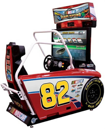 Global VR Nascar Team Racing Deluxe Arcade Machine