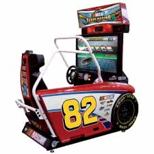 Global VR Nascar Team Racing Deluxe Arcade Machine