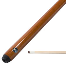Maple 57-Inch One-Piece 8 Ball Pool Cue in our showroom
