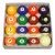 Competition 2 1/4'' (57mm) Spots & Stripes Pool Ball Set