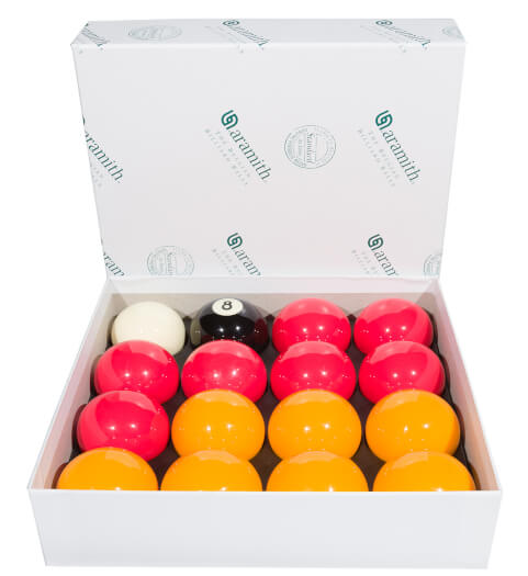 Aramith 2'' (50.8mm) Red & Yellow Pool Ball Set 